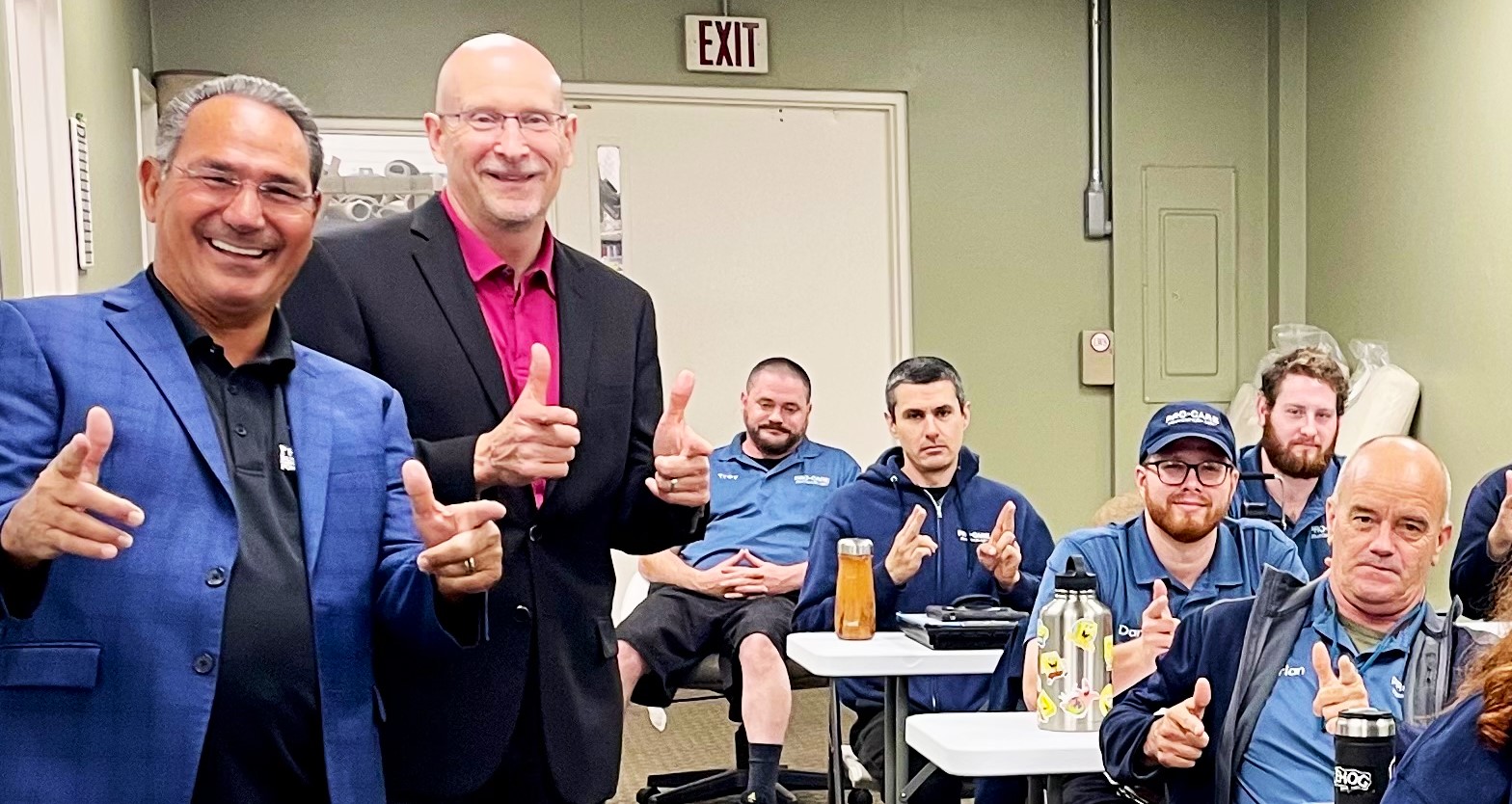 John Browning credits fellow industry leaders with Pro-Care's ongong success.