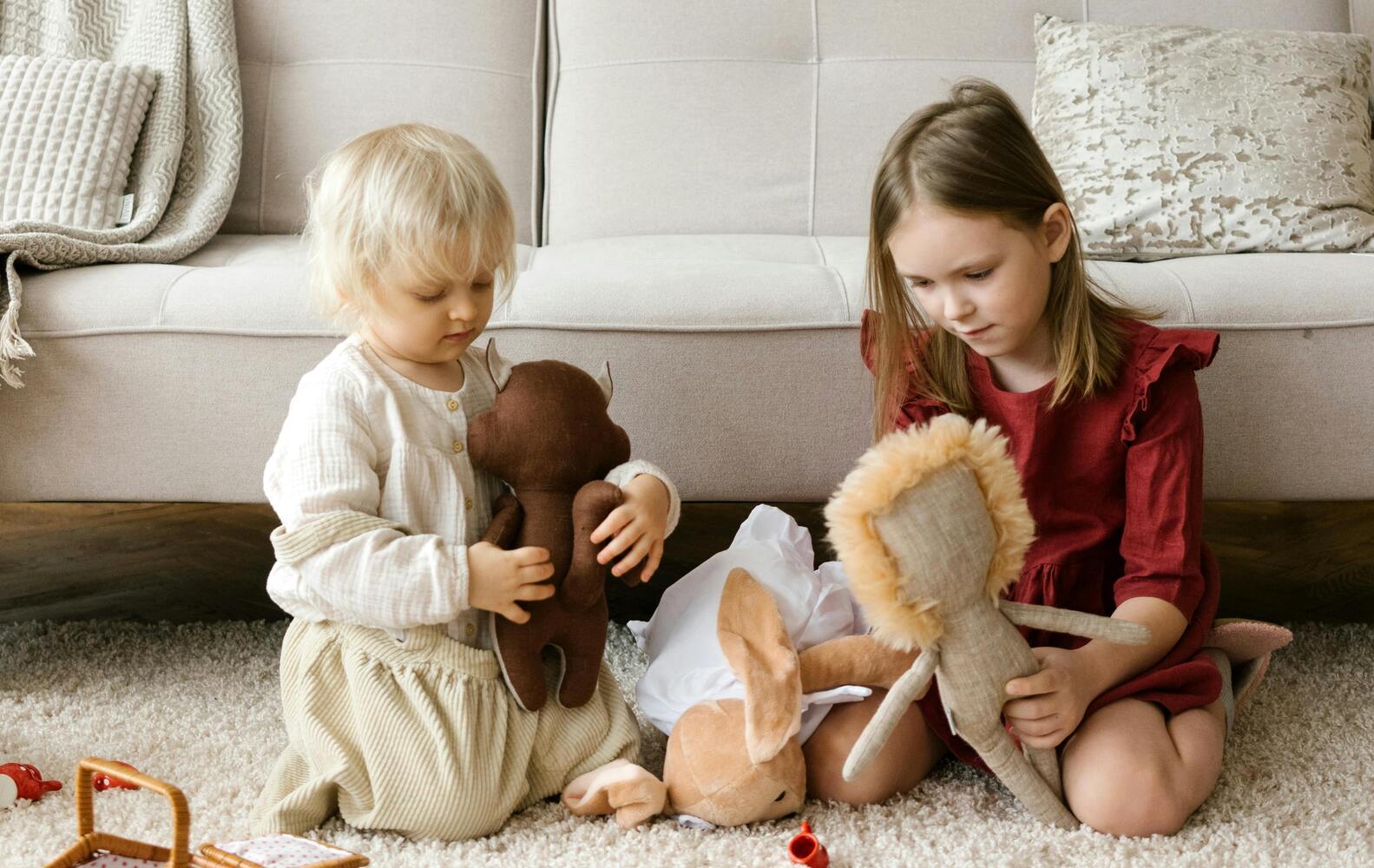 Children playing on carpet cleaned by Pro-Care Of Cookeville